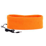 ecouteurs asmr bandeau orange dormir confort oreilles 